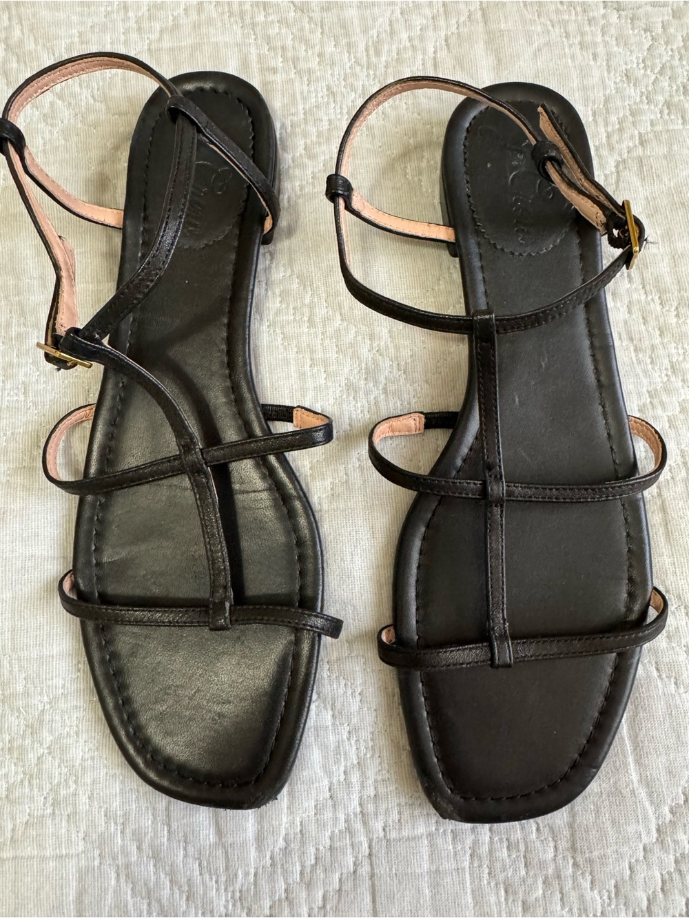 J Crew Abbie Cage Sandals 9 - Picture 2 of 6